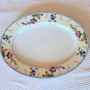 Noritake Platter Amerita Floral 12 inches
